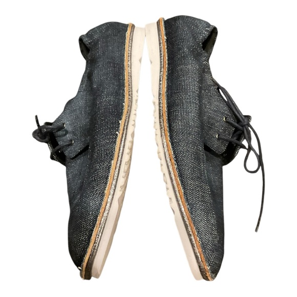 Stuart Weitzman Denim Oxfords Shoes Women's Size: 6.5 - Picture 7 of 16